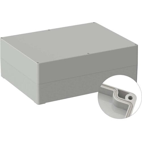 TRU COMPONENTS TC-9065728 Industriële behuizing 300 x 230 x 110 ABS Grijs-wit (RAL 7035) 1 stuk(s)