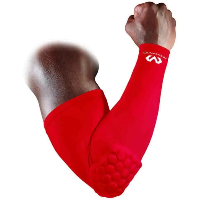 Arm compressiemouw McDavid Hex Power Shooter Red