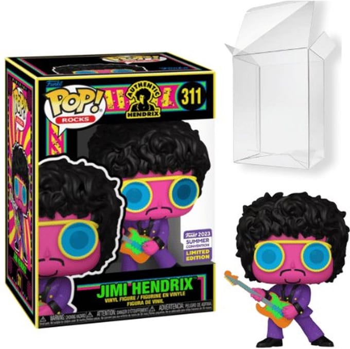 Funko Pop! Rocks: Authentic Hendrix - Jimi Hendrix #311 2023 Summer Convention Exclusive