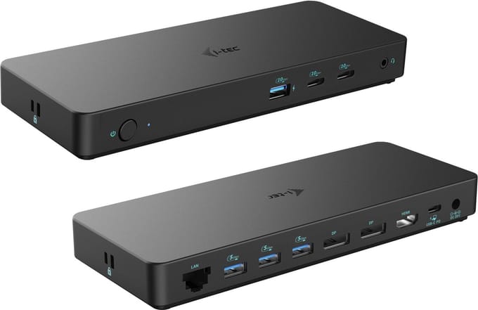 i-tec C31TRIPLEDOCKPDPRO2IT laptop dock & poortreplicator Bedraad USB 3.2 Gen 1 (3.1 Gen 1) Type-C Zwart