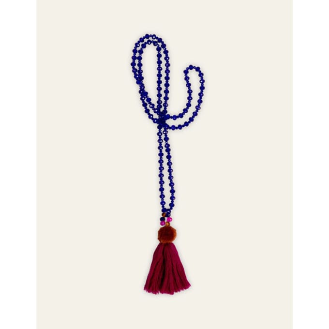 Oilily Ketting Pom & Tassel- maatOne size Blauw