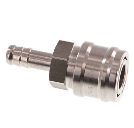 RVS DN 7.2 (Euro) Luchtkoppeling Snelkoppeling 9 mm Slangpilaar