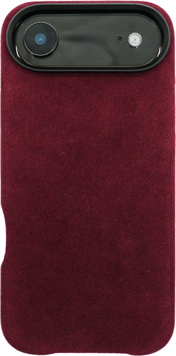 iPhone 17 Air - Alcantara Case | Ruby Red