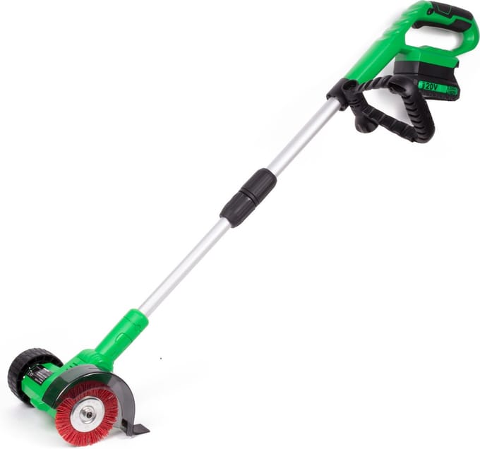 Hofftech Accu Onkruidborstel/ Voegenborstel - 100 mm - 2000mAh - 20V - incl 2 borstels