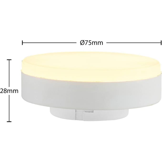 Arcchio LED lamp GX53, 10 W, 3.000 K, Ø 7,5 cm