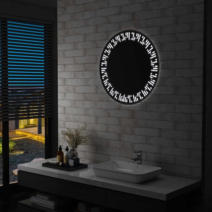 vidaXL - Badkamerspiegel - LED - 70 - cm