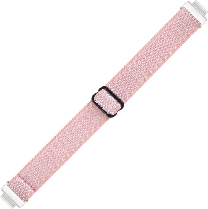 Nylon bandje - geschikt voor Fitbit Inspire 2 / Ace 3 - roze