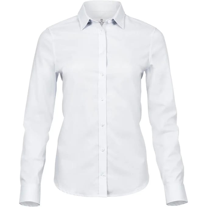 Tee Jays - WomenÂ´s Stretch Luxury Shirt - White maat M