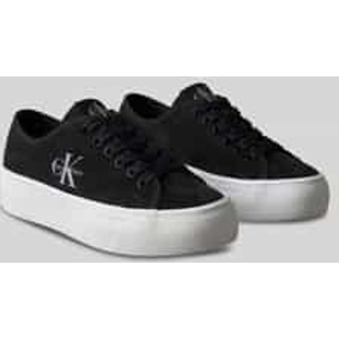 Sneakers met logodetails