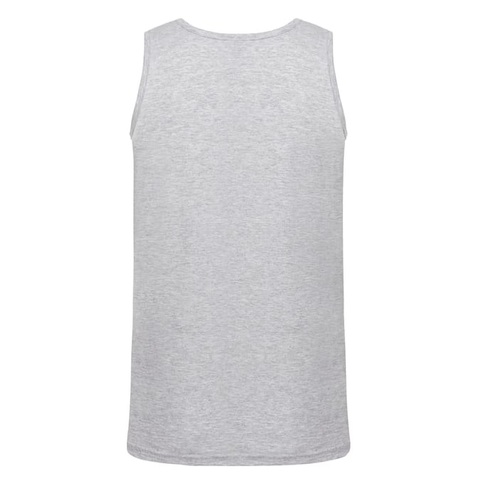 Fruit of the Loom Heren Valueweight Heather Athletic Vest Top (Heide Grijs)