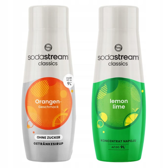 SodaStream - Concentraten - Orange Zero - Lemon Lime