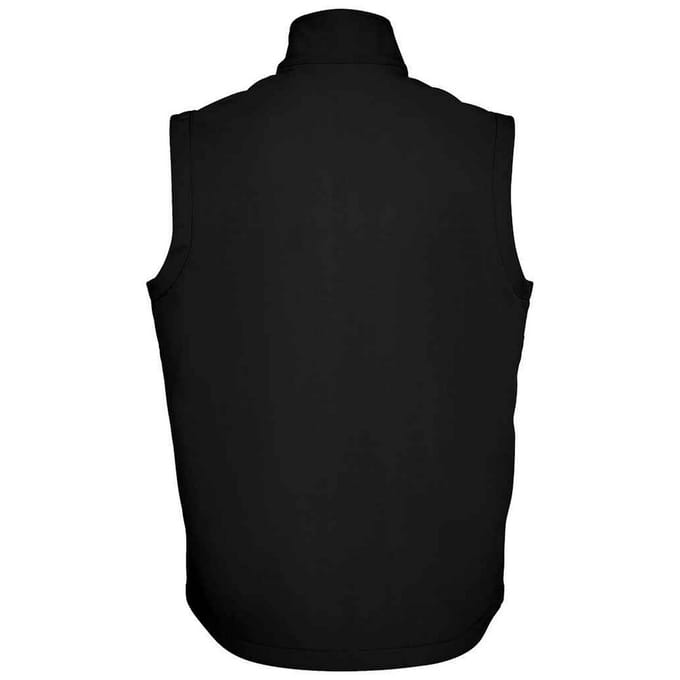 SOLS Unisex Race Softshell Gilet voor volwassenen (Zwart)