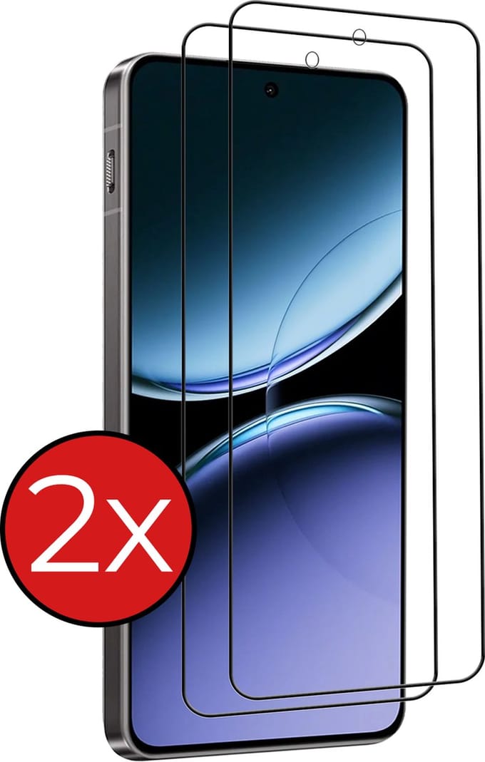 Screenprotector Geschikt voor Oneplus Nord 4 Screenprotector Glas Gehard Tempered Glass Full Cover - Screenprotector Geschikt voor Oneplus Nord 4 Screen Protector Screen Cover - 2 PACK
