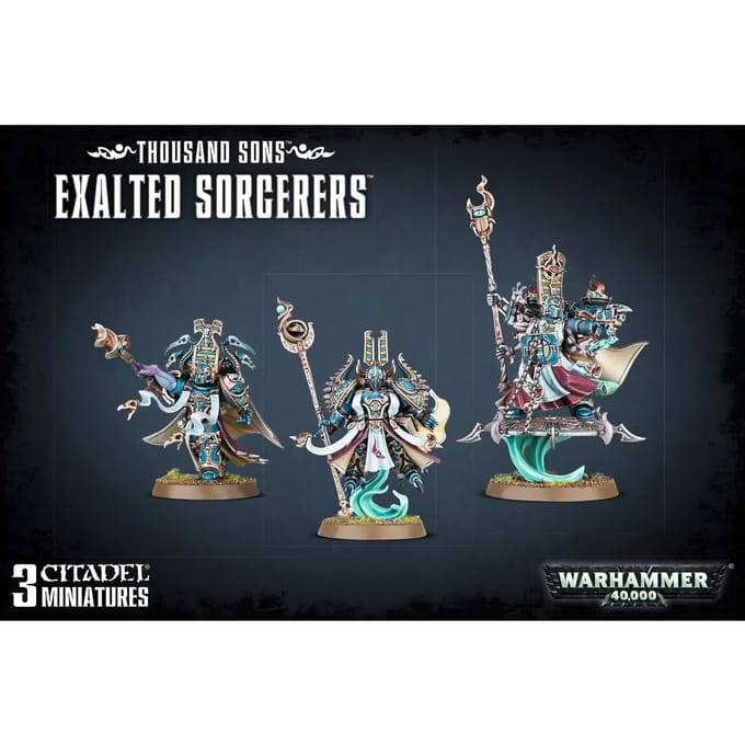 Figurine Games Workshop Warhammer 40k - Thousand Sons Exalted Sorcerers