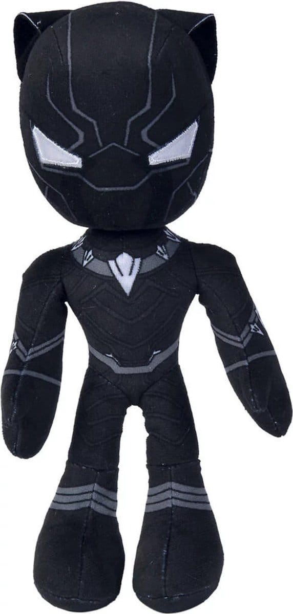 Black Panther Marvel Avengers Pluche Knuffel 27 cm – Spidey and his amazing friends