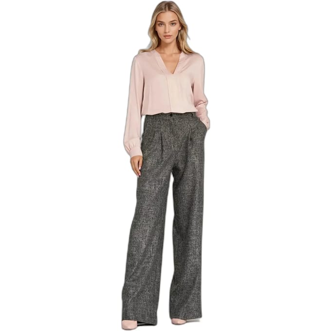 Vrouwelijke plooi broek Nife Wide Leg