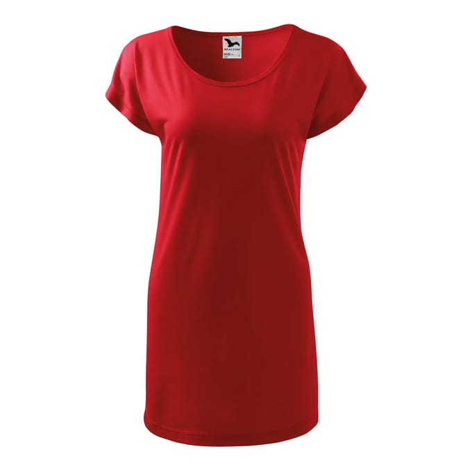 Dames t-shirt jurk Malfini Love 123