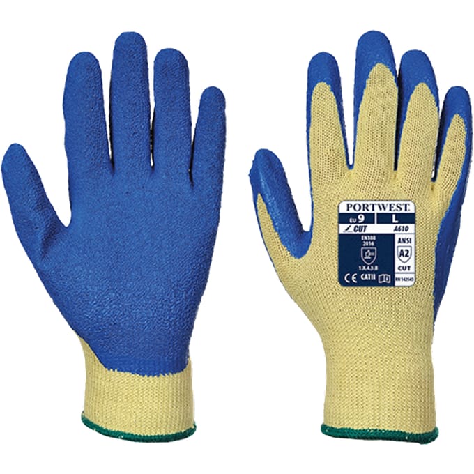 Snijklasse 3 Latex Grip Handschoen, Portwest A610