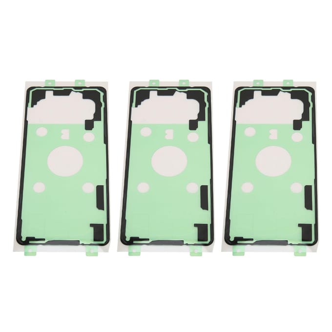 Batterij Achterkant Sticker Dubbelzijdig Voorgesneden Zelfklevende Lijm Tape voor Samsung Galaxy S10+ Plus white
