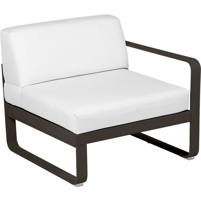 Fermob BELLEVIE Fauteuil Module rechts - E3 Tonka - 81 witgrijs