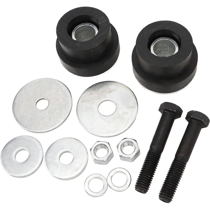 Subframe Radiator Busset Kit Stevige Radiateur Kernsteun Bus met Hardware Voor Nova 1968-1974 white