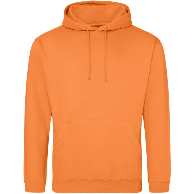 Just Hoods College Hoodie JH001 - Light Orange - S