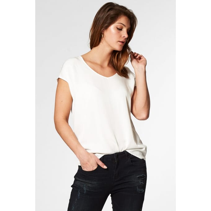 Circle of Trust Dena Top Snow White Taglia: XS | Magliette intime Outlet | Donna | Bianco