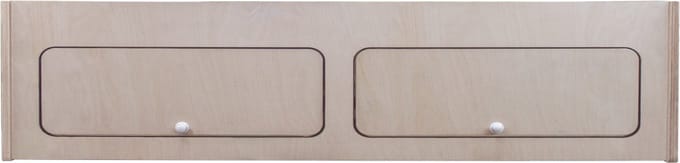Bovenkast camperbusje - natuurlijk - 100x25x25cm - softclose