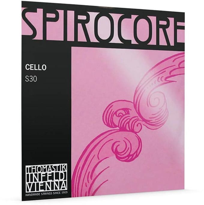 Thomastik Infeld TH-S-30 cello string C-4 4/4 medium, spiral core, silver