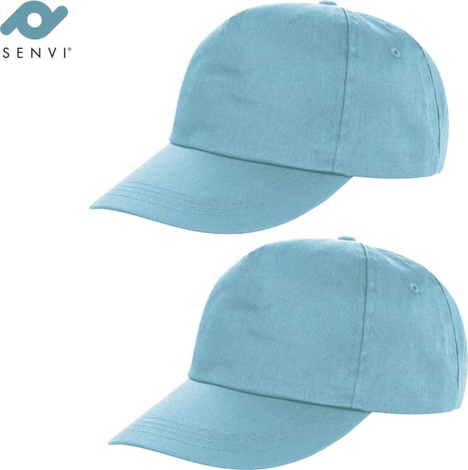 Senvi 5-Panel Fashion Cap Kleur: AQUA 2-Pack