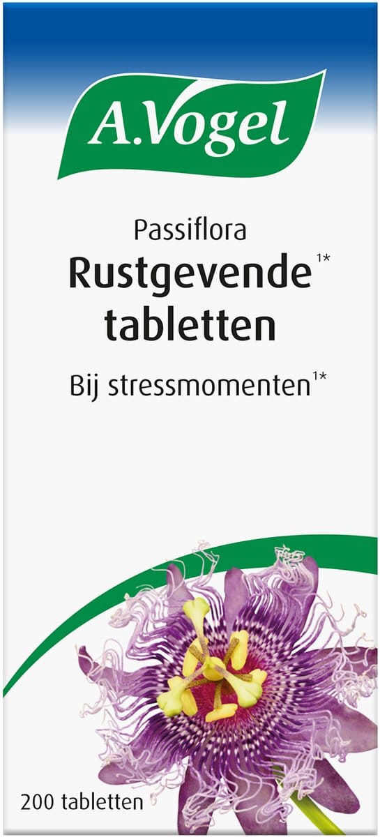 A.Vogel Passiflora Rustgevende tabletten - Bij stressmomenten - 200 st