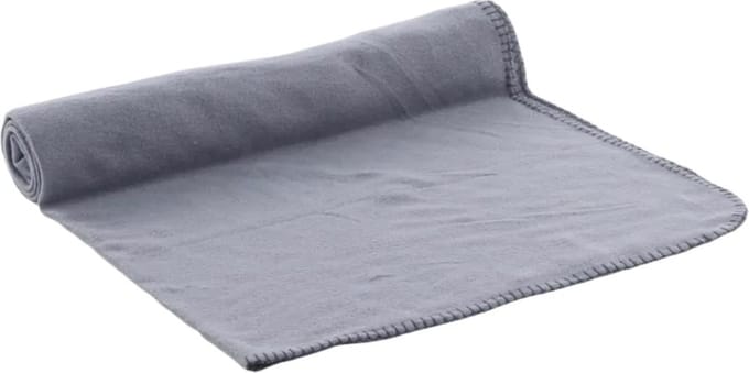 FLEECE DEKEN SALIM GRIJS 100x150CM