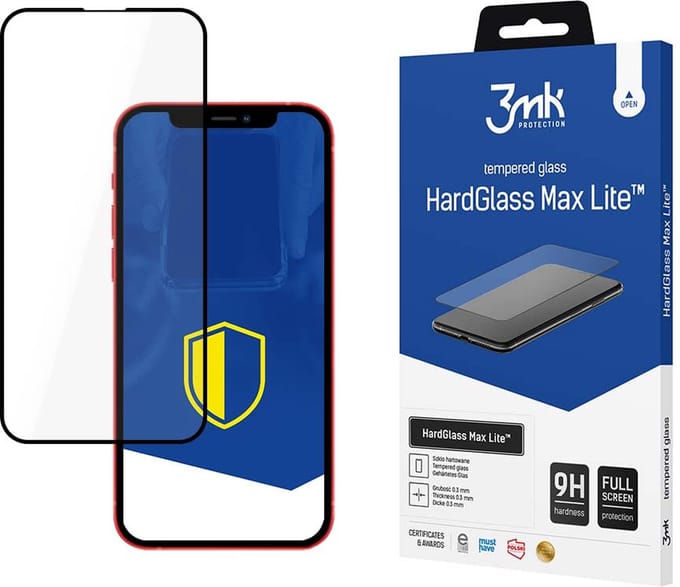 Apple iPhone 13 Pro Black - 3mk HardGlass Max Lite