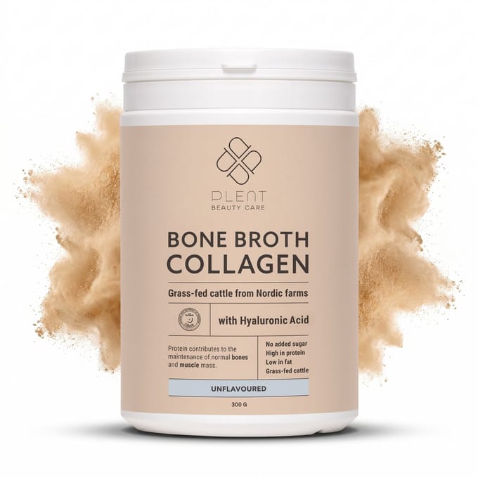 Plent - Classic Bone Broth Collageen - Unflavoured – 300 g poeder - Bottenbouillion