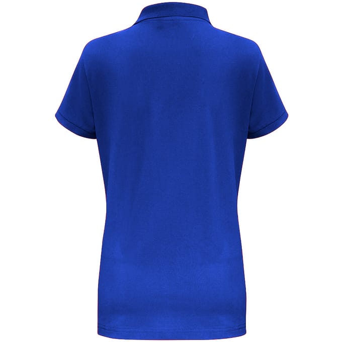 Asquith & Fox Dames/Dames Korte Mouwen Contrast Poloshirt (Koninklijk / Wit)