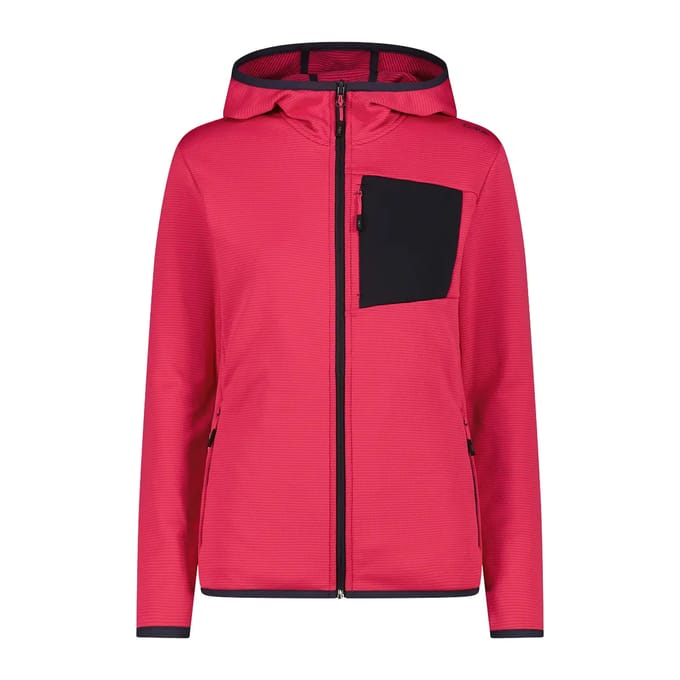Dames hoodie met rits CMP Grid Tech