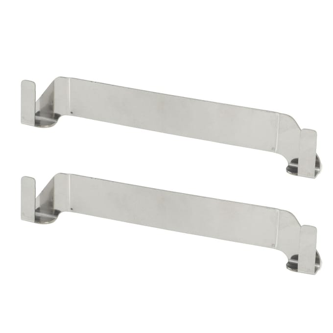 2 stuks RVS Bakplaat Spatelhouder Bakplaat Gereedschapshouder Barbecue Gereedschap Houdrek Bakplaat white