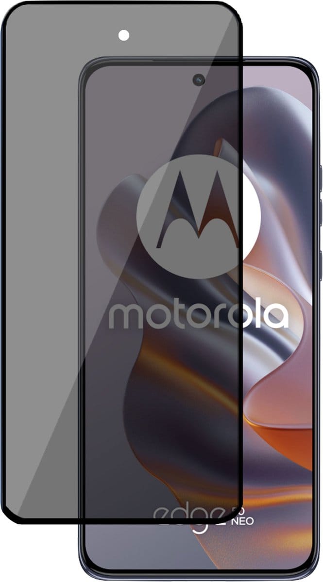 Privé Screenprotector geschikt voor Motorola Edge 50 Neo / Edge 60 Neo Screenprotector - Privacy Beschermglas - Privacy Proteqt+