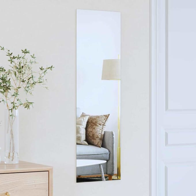 vidaXL - Wandspiegel - 30 - x - 100 - cm - gehard - glas - Rechthoekig