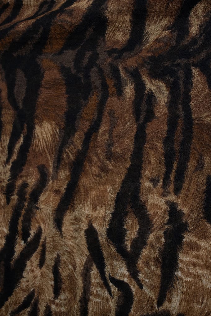 Saint Laurent, tijgerprint sjaal