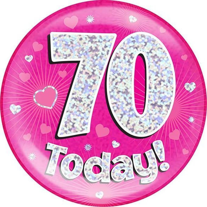 Oaktree - Mega Button 70 today Roze