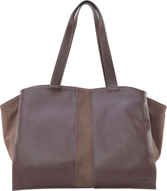 GERRY WEBER Schoudertas Soft Mix Shopper XLHZ Darkbrown Donkerbruin
