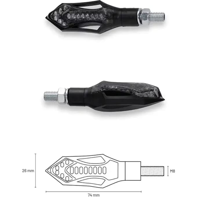 LED knipperlichten motor Taac FR13