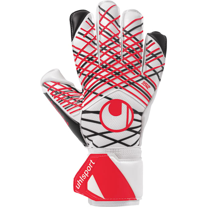 Uhlsport Absolutgrip White Black Red 2025 - Keepershandschoenen - Maat 10