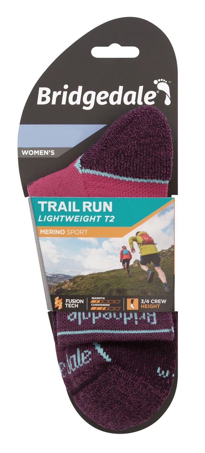 Bridgedale - Dames Lichtgewicht Merino Sokken - Damson