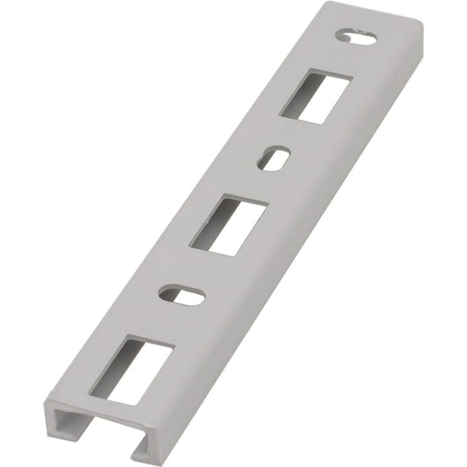 Walraven StarQuick PVC Bevestiging Rail 24x10mm 1m Grijs - 0854325