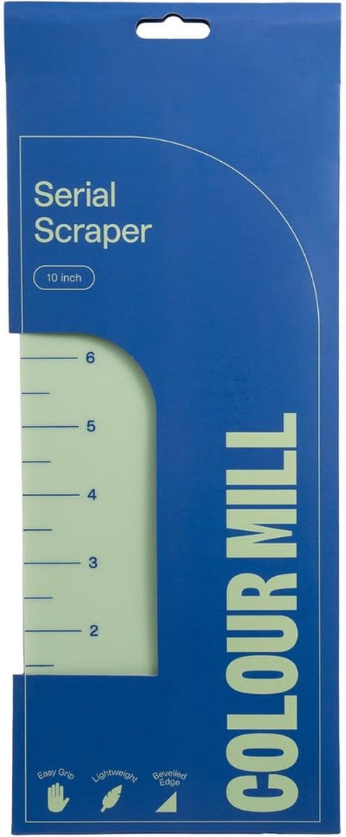 Colour Mill Schraper - 25cm - Deegschraper - Glazuurspatel - Taartschraper - Icing Smoother