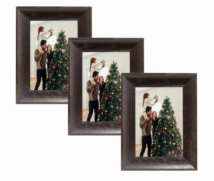 BD Art - Fotolijst Set - 10x15 cm - Donker Eiken - 3 stuks