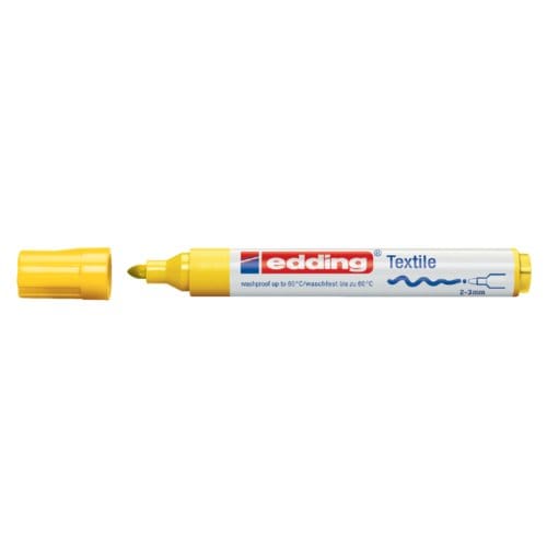 Textielmarker edding 4500 rond 2-3mm geel