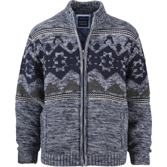 Babista herren Outdoorvest - 56/58 - blauw - Plus Size